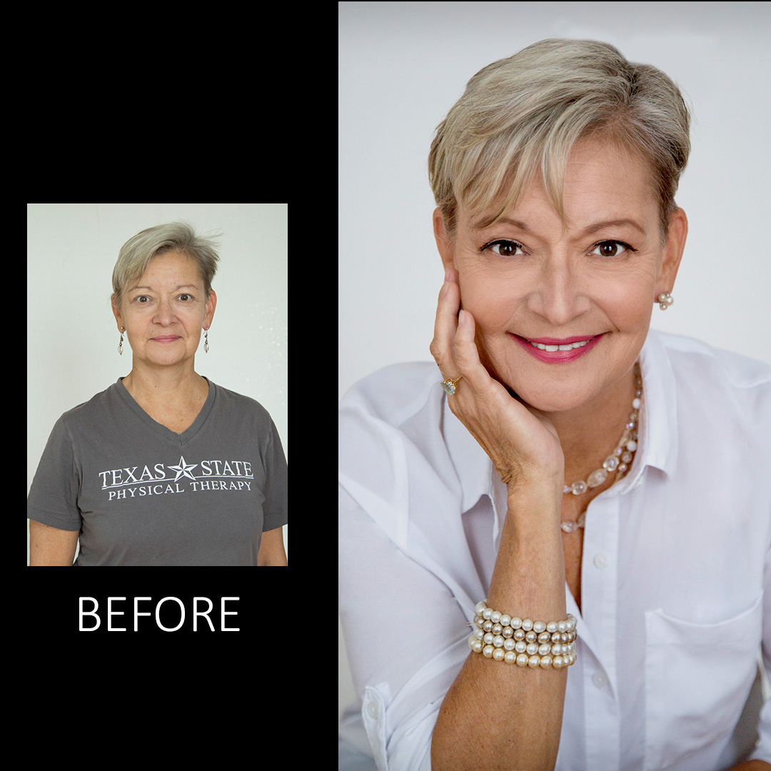 Glamour photography before and after transformation Teaneck NJ - client 3